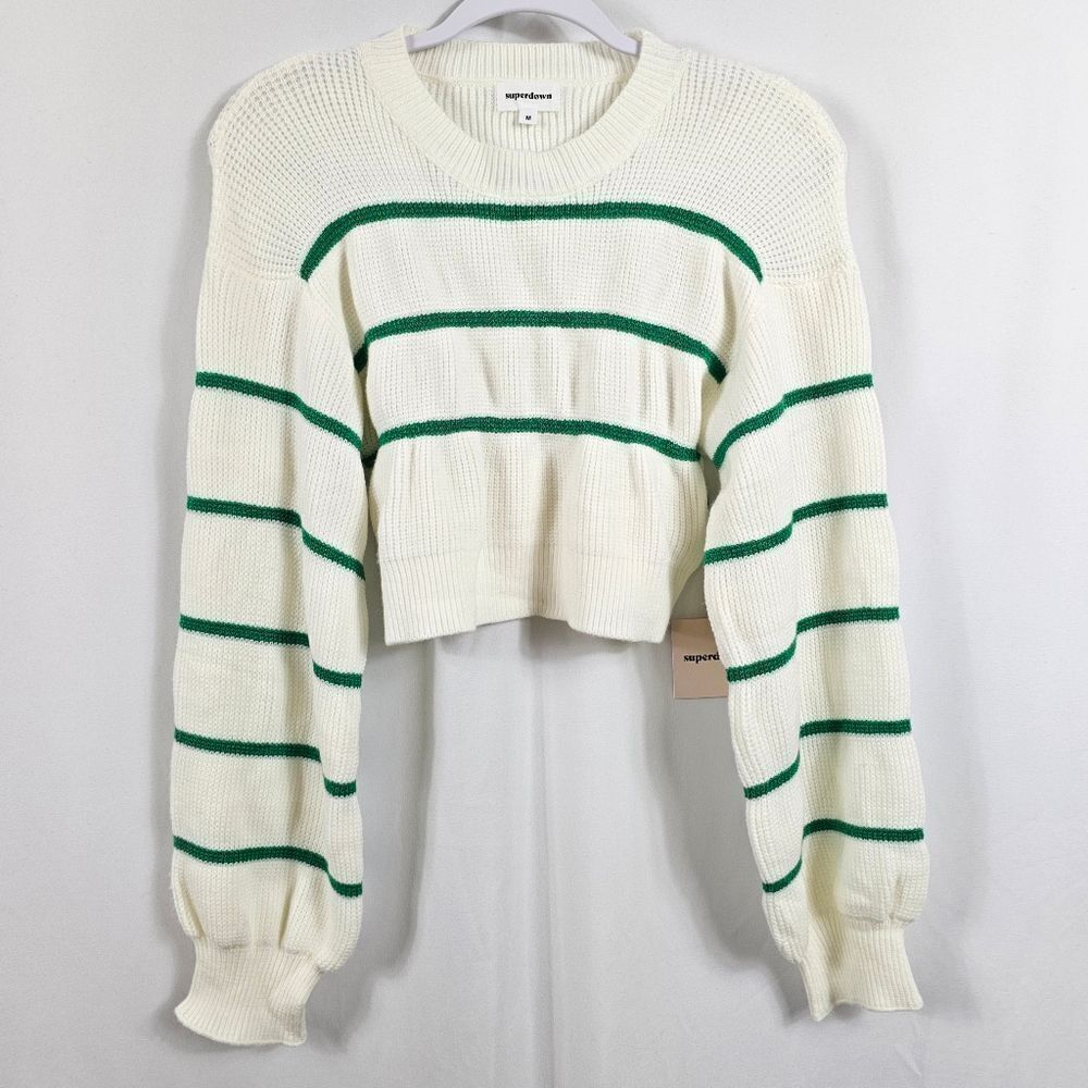 NWT Revolve Superdown Sophia Sweater In White - Size M